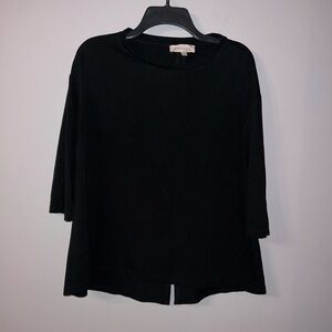 Thick long sleeve shirt black philosophy republic clothing size small